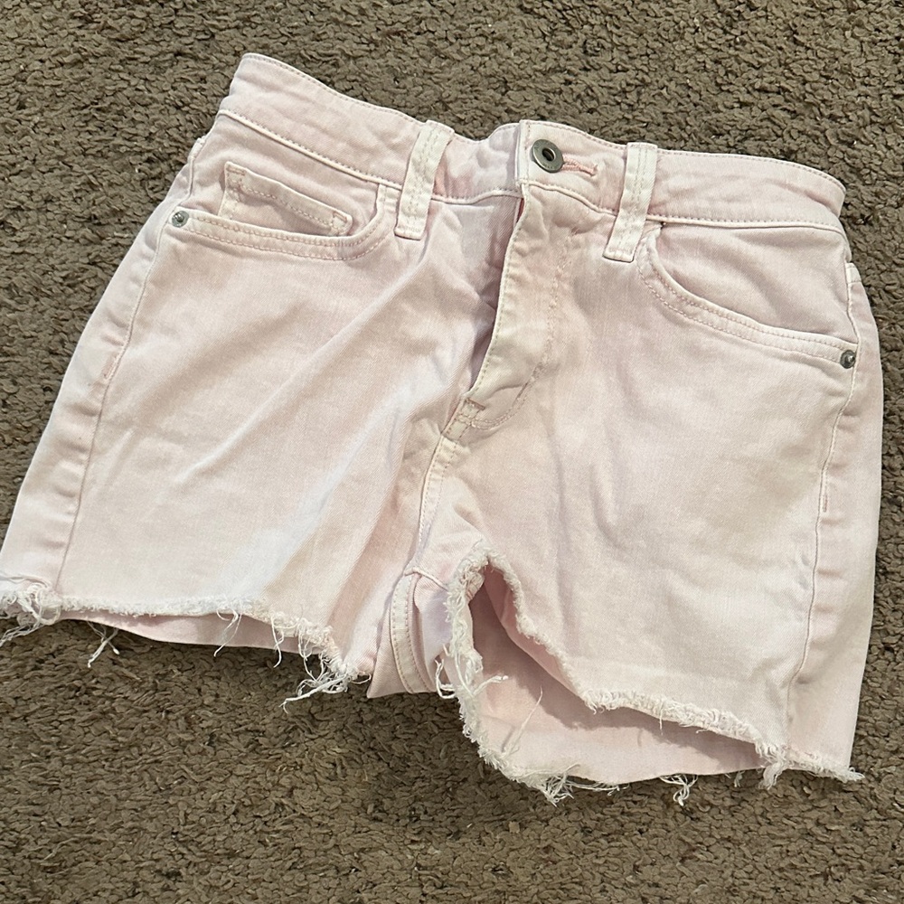 Arizona Light Pink High-Rise Jean Shorts🍒